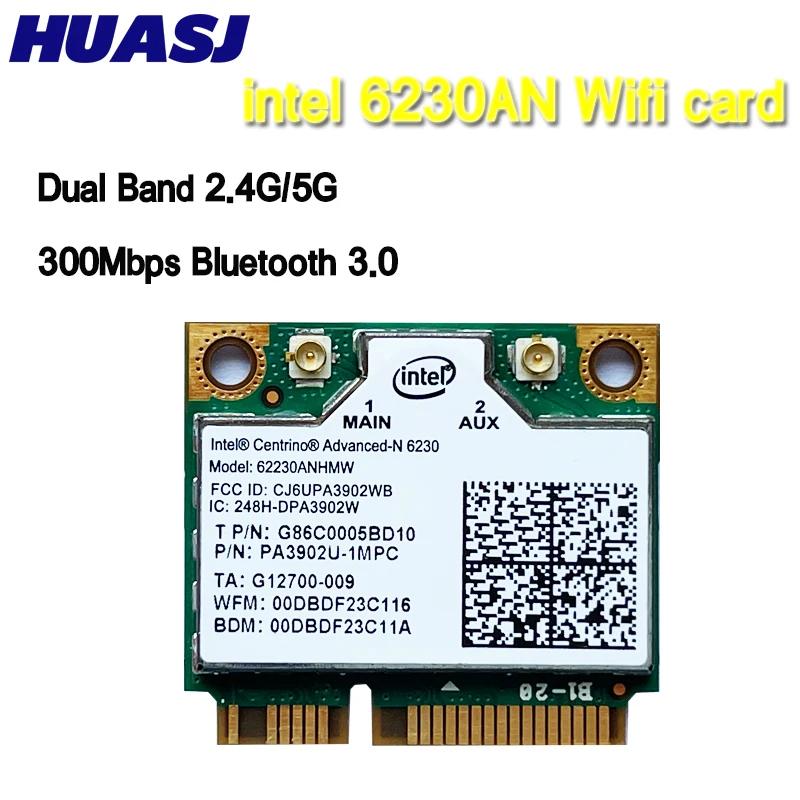 HUASJ For Intel Centrino -N 6230 6230AN 6230ANHMW 300Mbps PCI-E BT3.0 62230ANHMW  ī